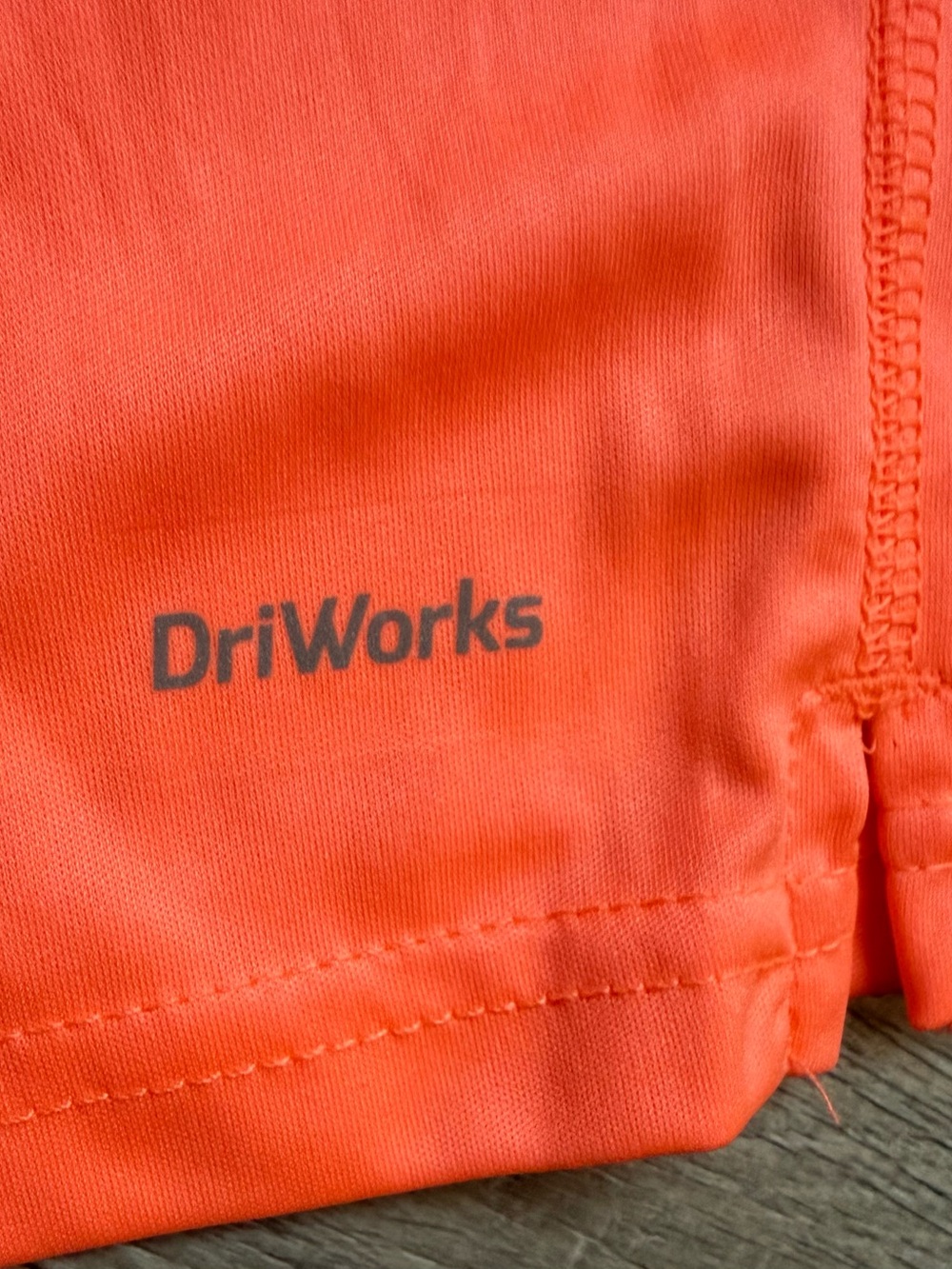 Athletic Works DriWorks Boys XL (14/16) Bright Orange Performance Shorts - Picture 3 of 6